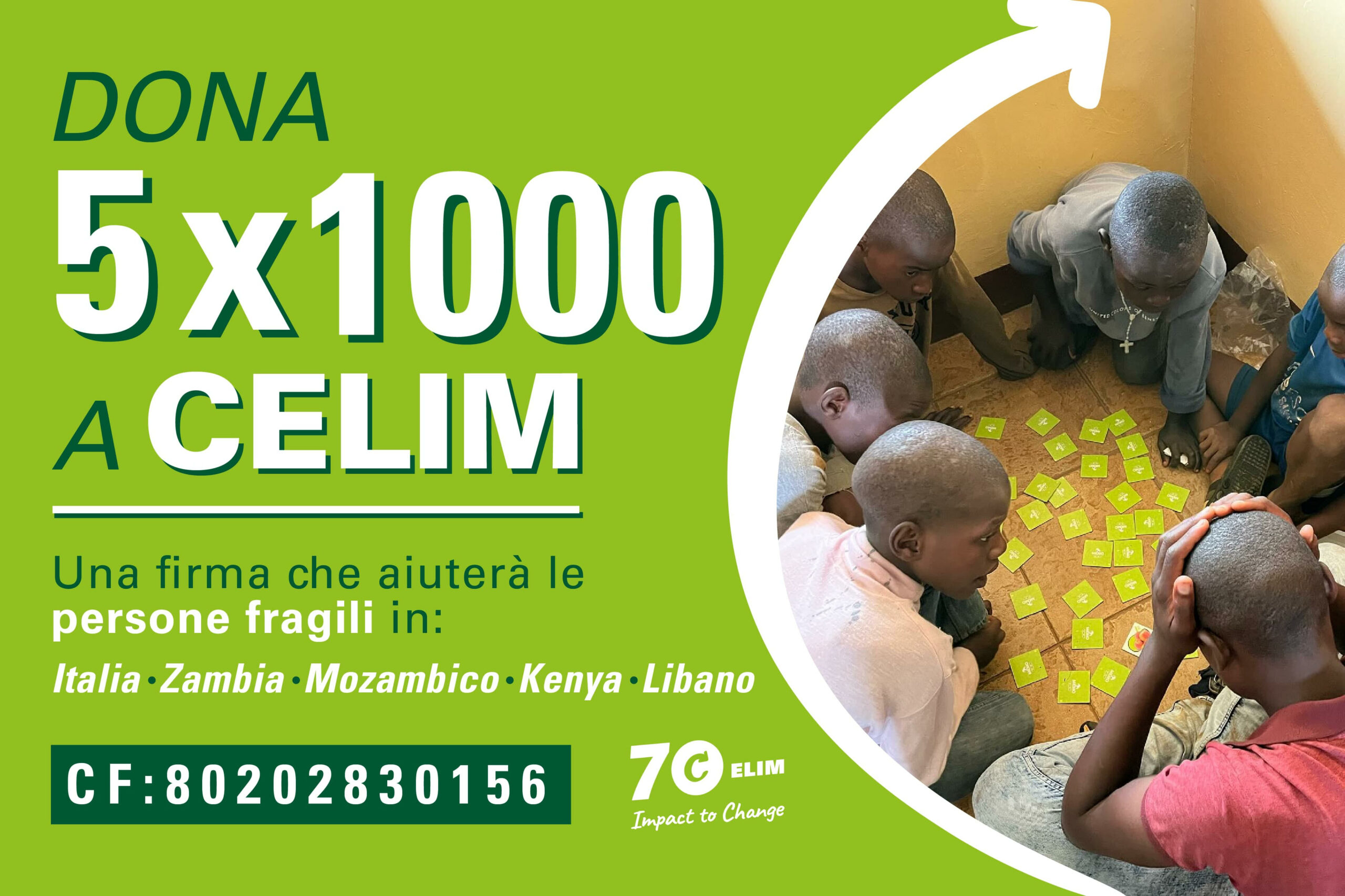 Italia | 5x1000, firma e fai firmare per CELIM - Celim